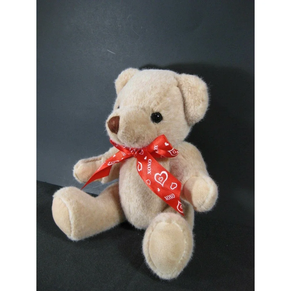 Teddy Bear Poseable Hearts OXOX LOVE‎ Kisses Stuffed 11